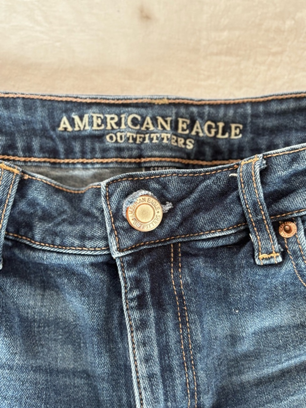 American Eagle Outfitters Stretch Denim Tom Girl Midi Size 8